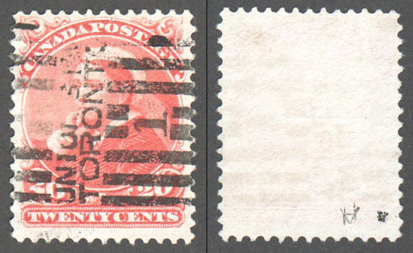 Canada Scott 46 Used VF (P) - Click Image to Close